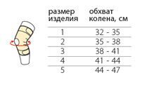 Бандаж фиксирующий коленный с шарнирами м.0806 беж